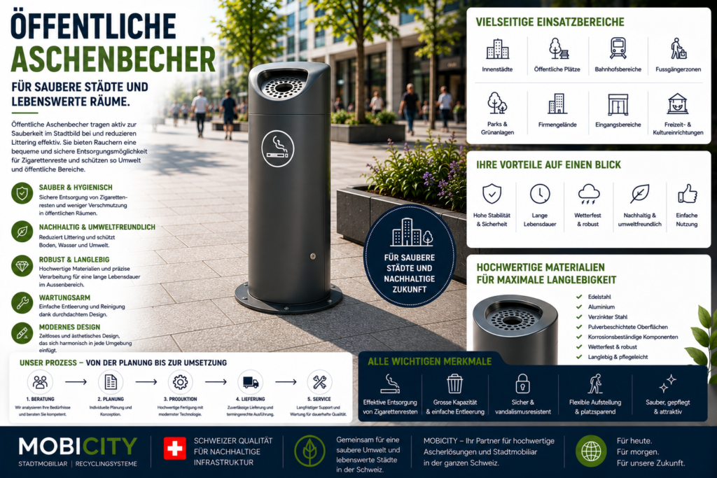 Öffentliche Aschenbecher