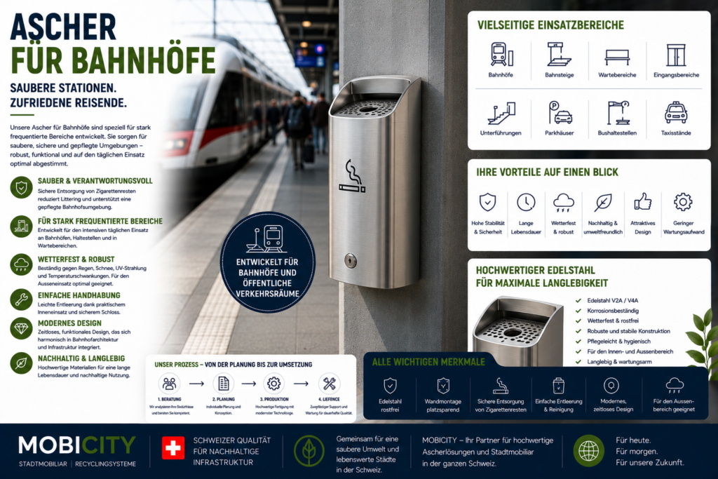 Ascher für Bahnhöfe