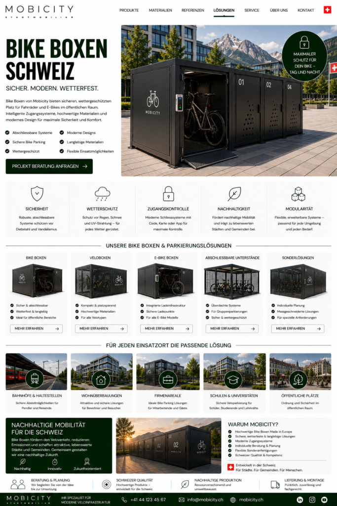Bike Boxen Schweiz