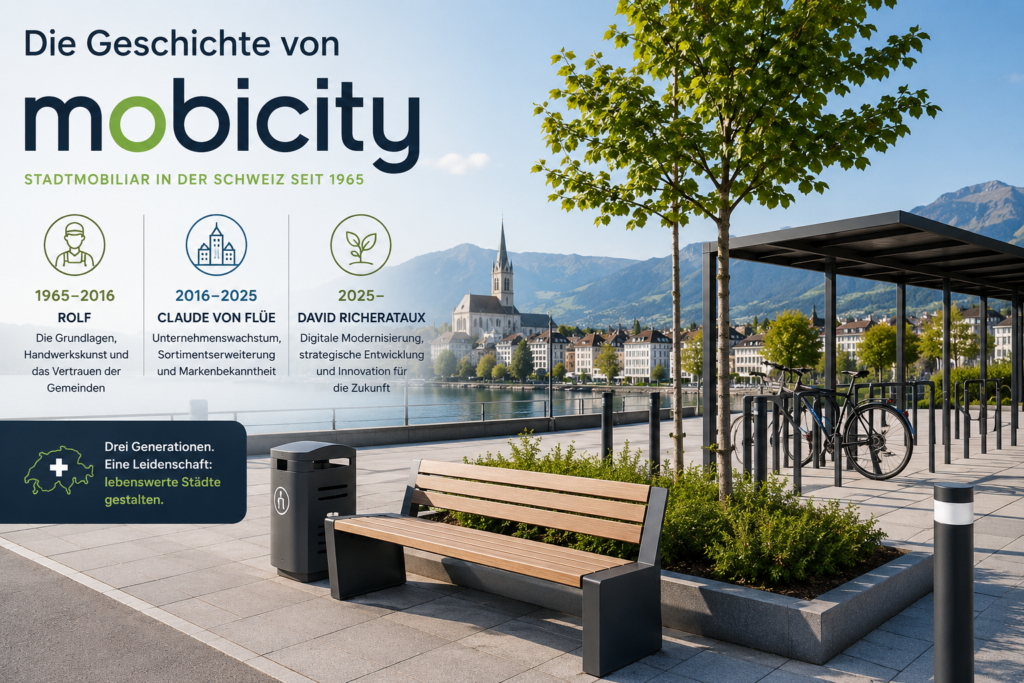 Geschichte von Mobicity Stadtmobiliar Schweiz