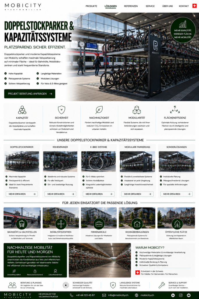 Doppelstockparker & Kapazitätssysteme