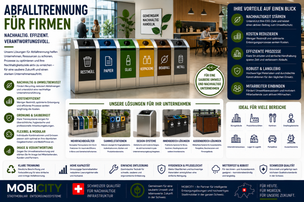 Abfalltrennung für Firmen