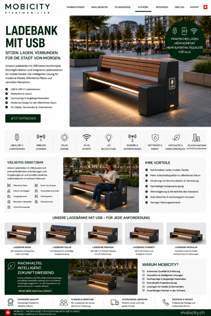 Ladebank mit USB Schweiz