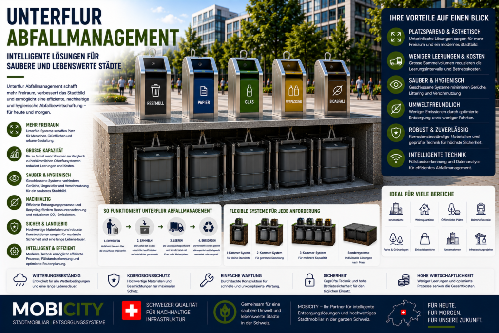 Unterflur Abfallmanagement