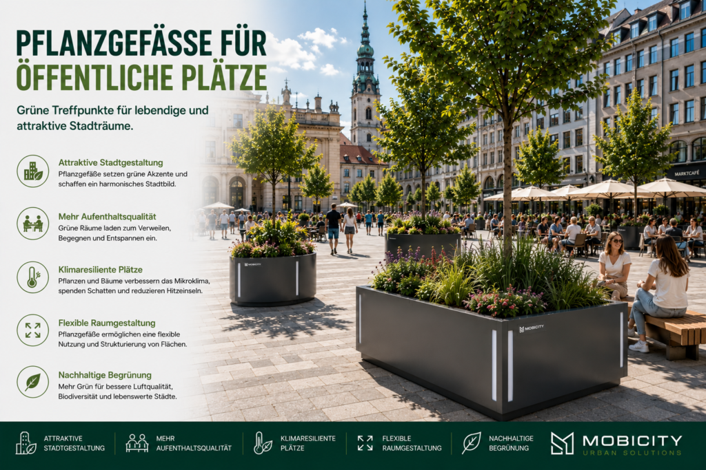 Pflanzgefäße für öffentliche Plätze