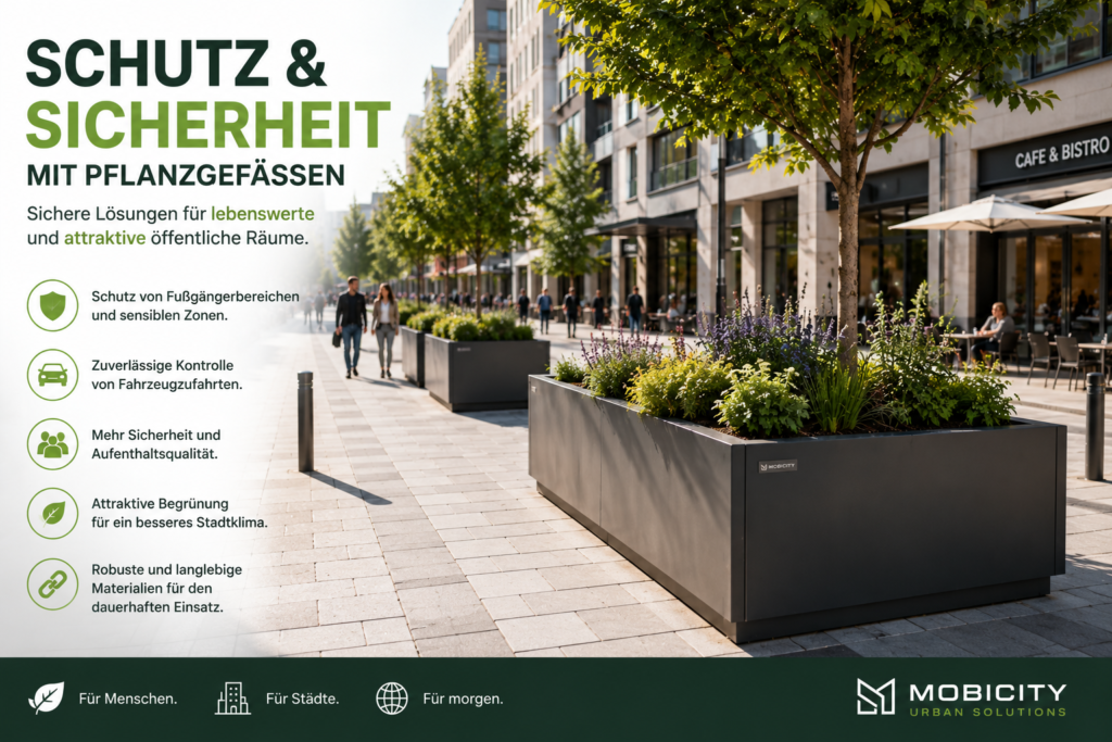 Schutz & Sicherheit Pflanzgefäße
