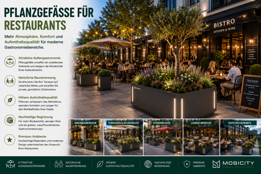 Pflanzgefäße für Restaurants