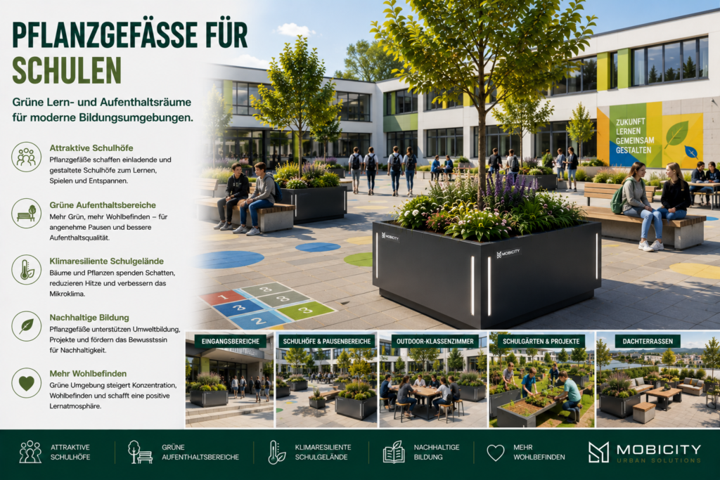 Pflanzgefäße für Schulen